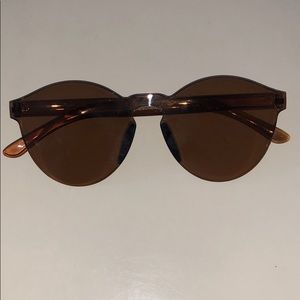 Trendy Brown Sunglasses